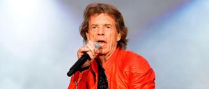 Mick Jagger ist auf der Bühne in seinem Element.