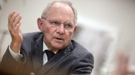 Bundestagspräsident Wolfgang Schäuble (CDU).