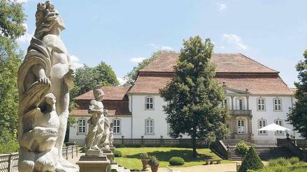 Schloss Wiepersdorf im Landkreis Teltow Fläming war einst Wohnsitz der Schriftstellerin Bettina von Arnim.