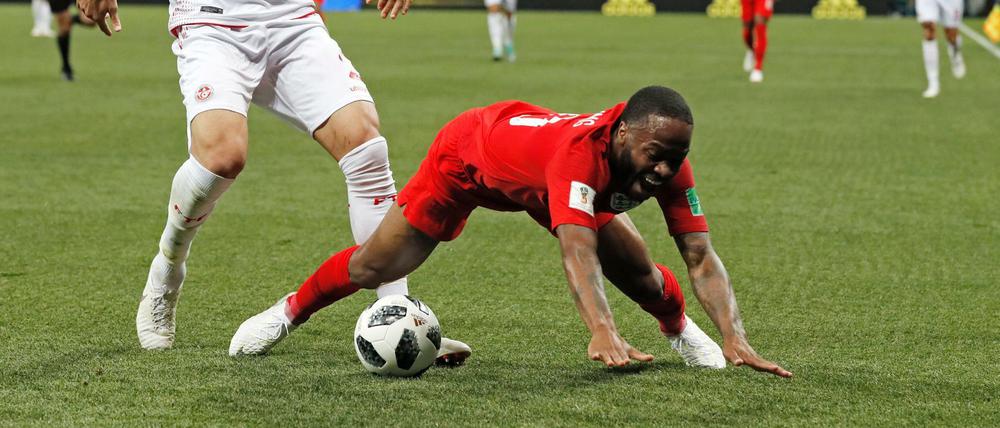 Phasenweise unterlegen. Klassische Fußballnationen wie England haben bei dieser WM zu kämpfen.