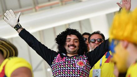 Beim ZDF und bei Fans sehr beliebt: die Frisur der kolumbianischen Torwart-Legende Rene Higuita.