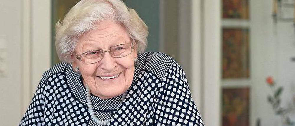 8Die 89-jährige Zehlendorferin Hanna Conrad erlebte die Luftbrücke als junge Frau.