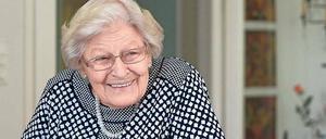 8Die 89-jährige Zehlendorferin Hanna Conrad erlebte die Luftbrücke als junge Frau.