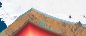 Druck und Gegendruck. Weniger Eis bedeutet weniger Gewicht und mehr Platz für den Fels.