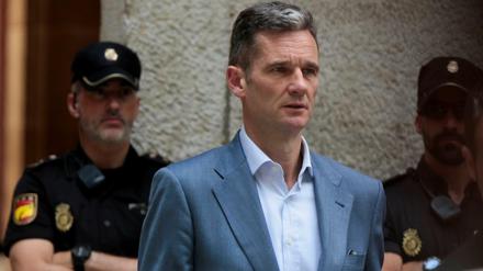 Inaki Urdangarin vor Haftantritt.