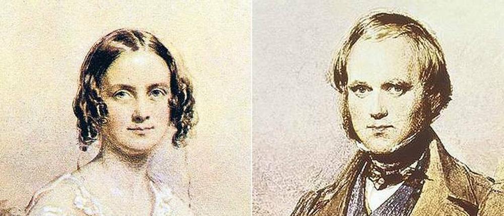 Cousin und Cousine: Charles Darwin machte sich zeitlebens Sorgen, dass sich seine Ehe mit seiner Cousine Emma Wedgwood negativ auf die Gesundheit der Kinder des Paars auswirken könne. Doch das Risiko für Erbkrankheiten erhöht sich nur geringfügig, wie Forscher heute wissen.