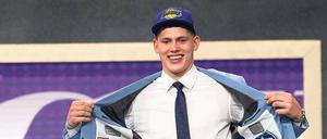 Taschenspieler. Moritz Wagner zeigt, dass sein Weg in die NBA über Alba Berlin und die Universität von Michigan geführt hat. 