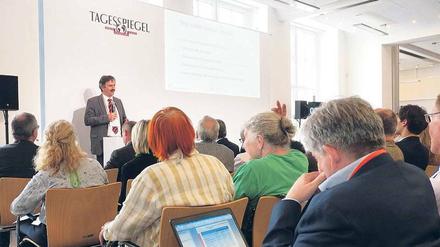 Fachgespräch im Tagesspiegel.