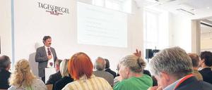 Fachgespräch im Tagesspiegel.