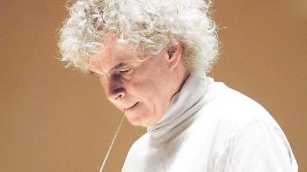 Time to say goodbye. Simon Rattle, geboren 1955 in Liverpool, trat sein Amt 2002 an. Nun verlässt er das Orchester.