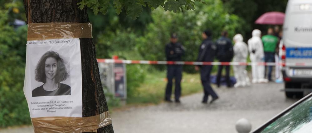 Für immer vermisst. Mit Zetteln suchte Susanne Fontaines Ehemann nach seiner Frau.