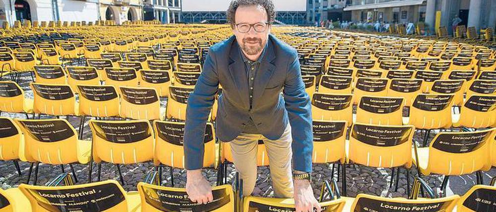 Carlo Chatrian wird die Berlinale verändern. Auf der Piazza Grande in Locarno zeigt er vor 8000 Zuschauern auch Hollywoodfilme.