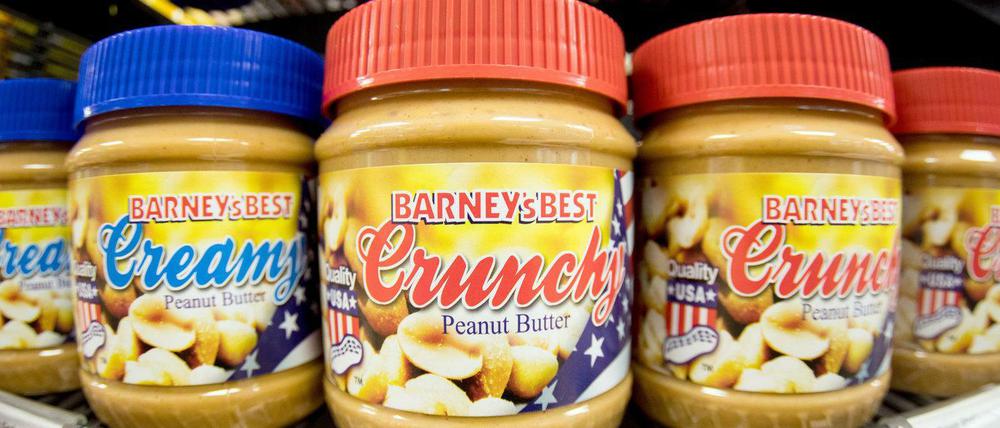 Von den Strafzöllen der EU unter anderem betroffen: Erdnussbutter.