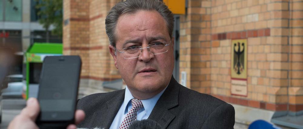 Dieter Romann, Chef Präsident der Bundespolizei, war in den Irak geflogen.