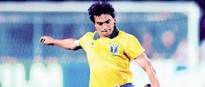 Vor dem Wasser: Brasiliens Branco noch mit ordentlich Kraft im Schuh.