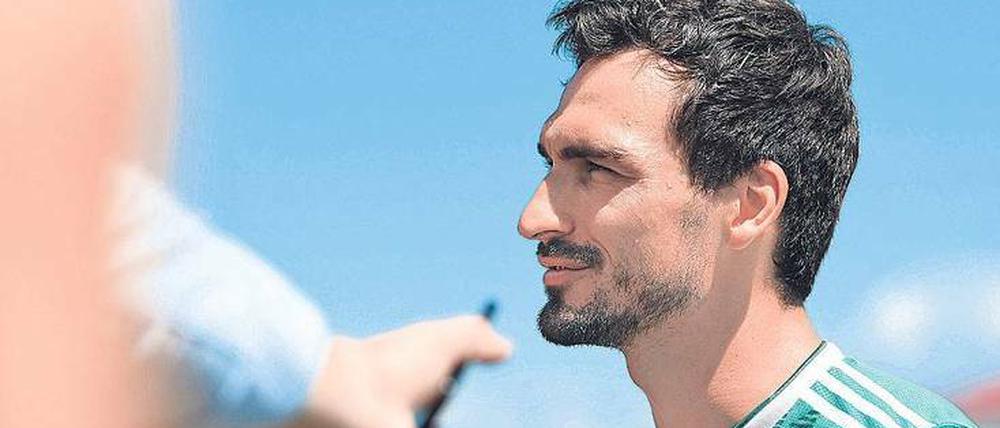 Mats Hummels spielt für den FC Bayern und wurde 2014 Weltmeister. 