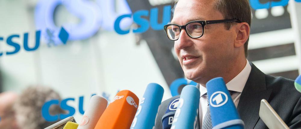 Als Schicksalsgemeinschaft bezeichnet Alexander Dobrindt (CSU) die Union.