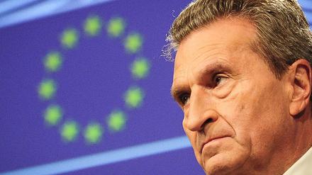 EU-Kommissar Oettinger, CDU, erwartet beim EU-Gipfel Fortschritte, aber keinen Durchbruch beim Streit um europäische Asylregeln.