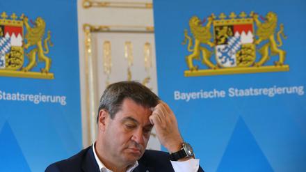 Markus Söder (CSU) muss über schlechte Umfragewerte nachdenken.