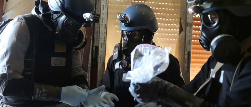 Chemiewaffen-Experten der OPCW 