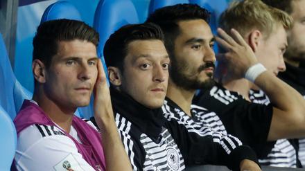 Waren allesamt schon einmal Sündenböcke: Mario Gomez (l-r), Mesut Özil, Ilkay Gündogan.