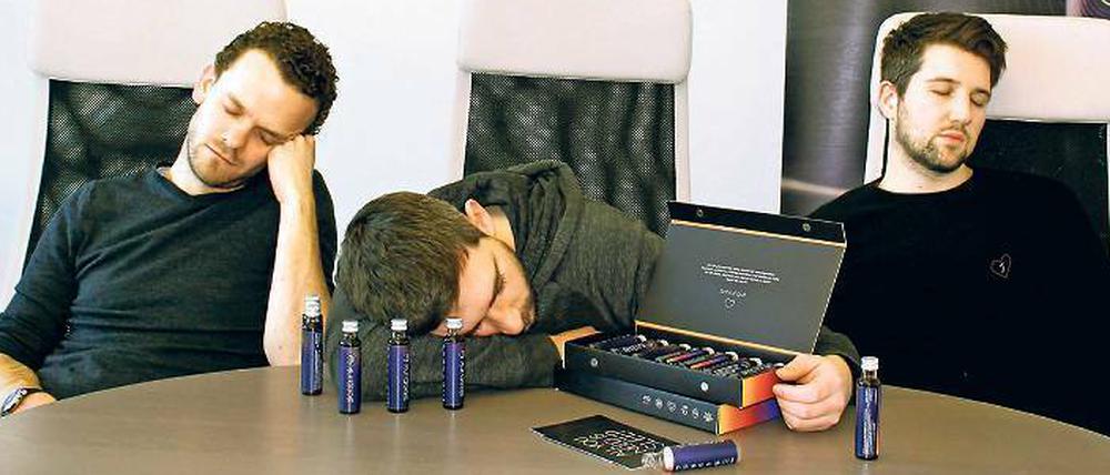 Die Sleep.ink-Gründer: Frieder Damm, Jakob Repp und Malte Gützlaff.