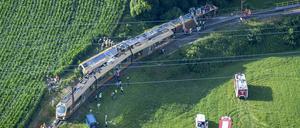 Der Nahverkehrszug der Mariazellerbahn mit etwa 80 Fahrgästen war um kurz nach 7 Uhr in Niederösterreich entgleist.