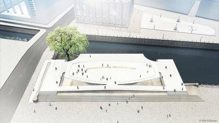 Der Bundestag hatte vor mehr als zehn Jahren beschlossen, auf der Westseite des Berliner Schlosses das Einheits- und Freiheitsdenkmal zu errichten.
