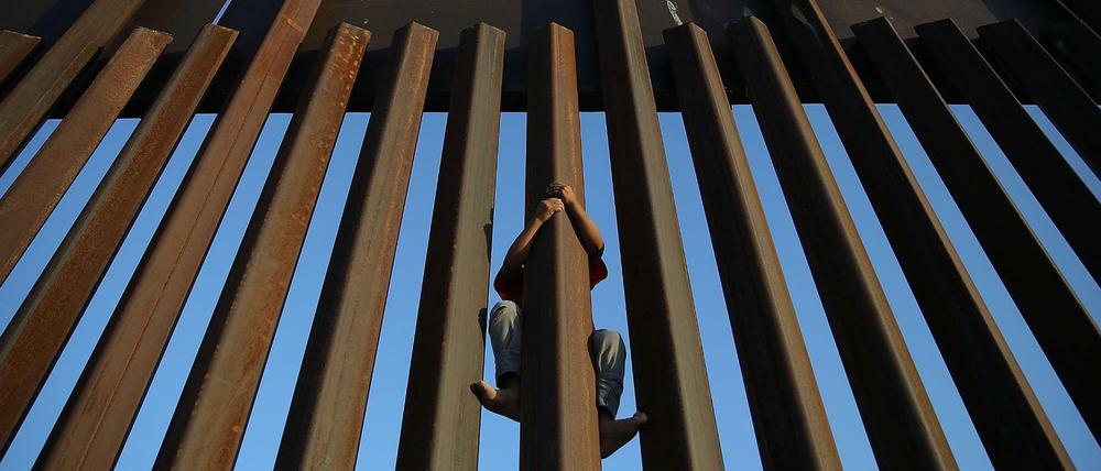 Große Unsicherheit: Ein Kind an der US-Grenze zu Mexiko.