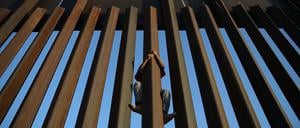 Große Unsicherheit: Ein Kind an der US-Grenze zu Mexiko.