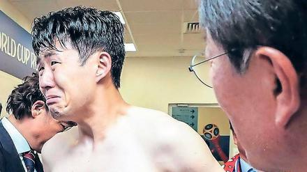 Gerührt. Heung-Min-Son denkt bereits an ein mögliches WM-Achtelfinale.