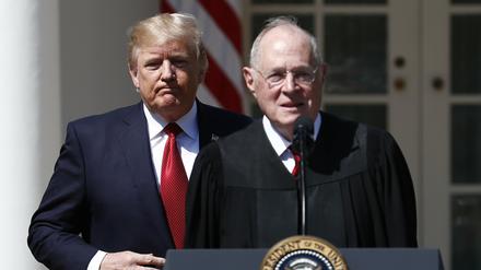 US-Präsident Donald Trump und Anthony Kennedy 