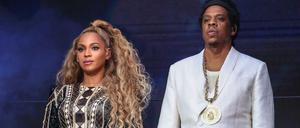 Beyoncé und Jay-Z auf der "On the Run II"-Tour.
