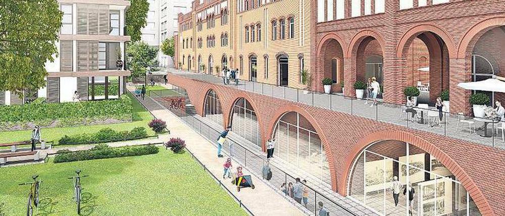 Die Kellerflächen der Bockbrauerei in Kreuzberg stehen unter Denkmalschutz und sollen auf Kosten der Bauwert AG zu einer Erinnerungsstätte umgebaut werden. 