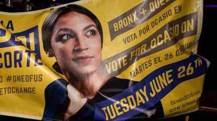 War mit ihrem Wahlkampf erfolgreich: die 28-jährige Alexandria Ocasio-Cortez..