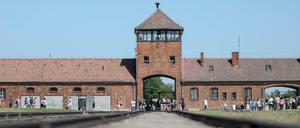 Das frühere deutsche Vernichtungslager Auschwitz-Birkenau in Oswiecim (Polen).