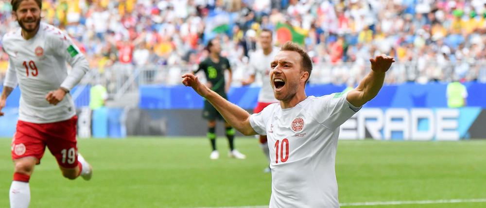 Der Star. Auf Christian Eriksens Schultern wiegt der ganze Druck des dänischen Fußballs.
