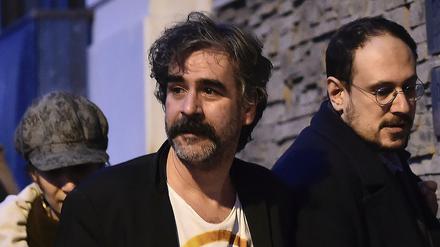 Deniz Yücel nach seiner Haftentlassung im Februar in Istanbul. 