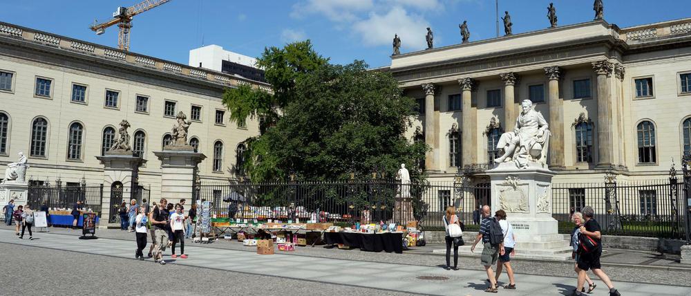 Hauptgebäude der Humboldt-Universität Unter den Linden in Berlin.
