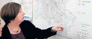 Ist hier noch Platz? Katrin Lompscher, Linke, ist seit Dezember 2016 Senatorin für Stadtentwicklung und Wohnen.