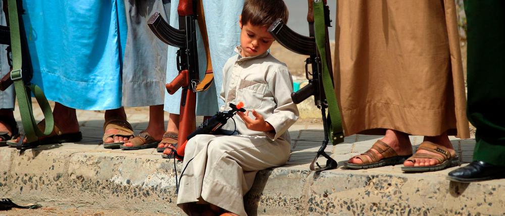 Kindheit im Krieg. Jungen und Mädchen sind oft traumatisiert.
