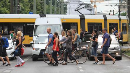 Szene aus dem Berliner Stadtverkehr