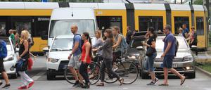 Szene aus dem Berliner Stadtverkehr