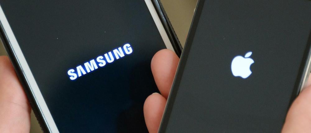 Kopiert? Apple und Samsung haben ihren zähen Patentstreit in den USA nach mehr als sieben Jahren beigelegt. 