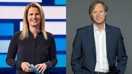 Katrin Müller-Hohenstein vom ZDF und Gerhard Delling von der ARD waren für den direkten Draht zu Bundestrainer Joachim Löw und die deutsche Mannschaft zuständig. Nach dem WM-Aus der Deutschen reisen sie nun ebenfalls zurück. 