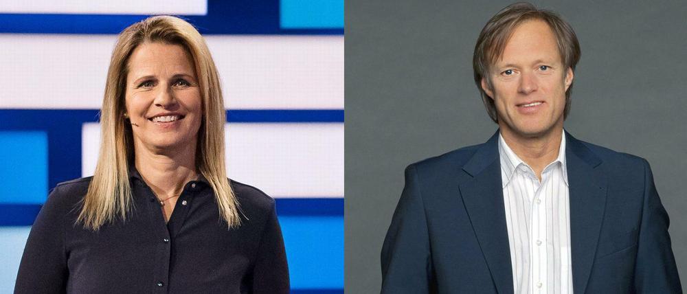 Katrin Müller-Hohenstein vom ZDF und Gerhard Delling von der ARD waren für den direkten Draht zu Bundestrainer Joachim Löw und die deutsche Mannschaft zuständig. Nach dem WM-Aus der Deutschen reisen sie nun ebenfalls zurück. 