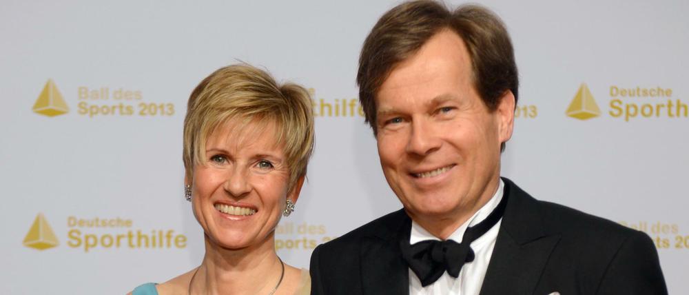 Susanne Klatten mit Ehemann Jan beim Ball des Sports im Jahr 2013.