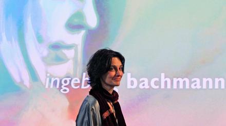 Ein Foto aus dem Jahr, in dem die in der Ukraine geborene Schriftstellerin Katja Petrowskaja den Ingeborg-Bachmann-Preis gewann. 2013 war das.