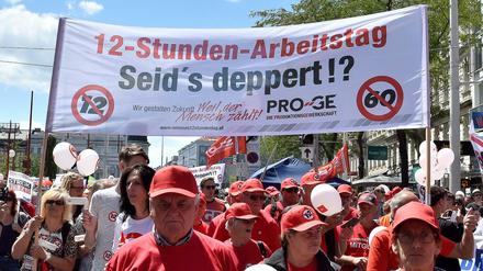 Zehntausende zogen durch die Straßen der Wiener Innenstadt.