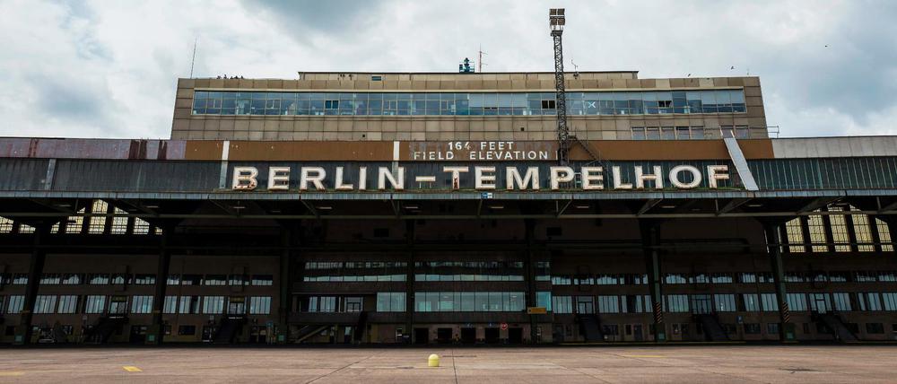 Der Flughafen Tempelhof, ein Traditionsort der US-Amerikaner in Berlin seit der Luftbrücke vor 70 Jahren.
